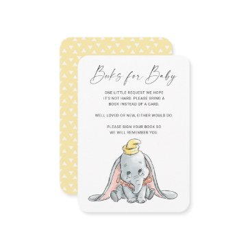 watercolor dumbo books for baby insert card