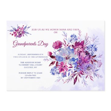 watercolor floral protea invitation