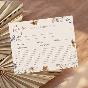 watercolor lemon bridal shower recipe invitations