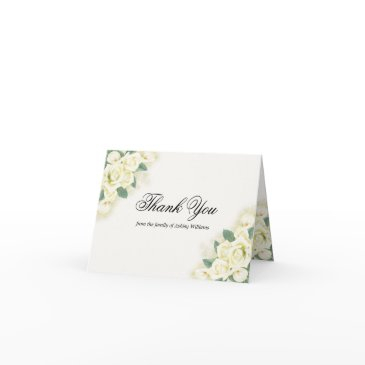 watercolor roses floral bereavement thank you