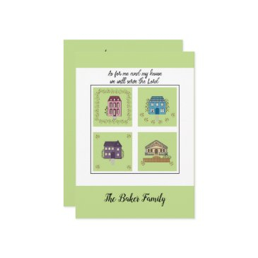 we have moved - faith based as for me and my house invitation