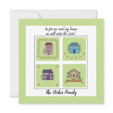 we have moved - faith based as for me and my house invitation