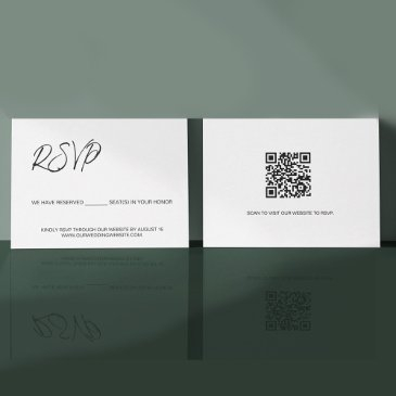 we have reserved seats for you template qr code