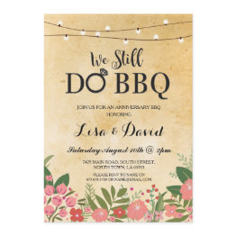 Small We Still Do Bbq Anniversary Celebration Invite Front View