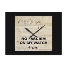 Small We The People No Fascism On My Watch Postinvitations Front View