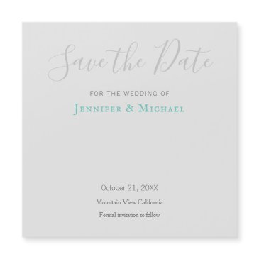 wedding professional design modern save the date magnetic invitation