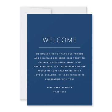 wedding welcome. navy weekend itinerary timeline invitation