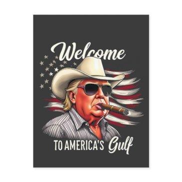 welcome to america's gulf trump east cost mexico announcement postinvitations