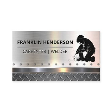 welder working | diamond steel | metals business invitations