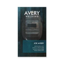 Small Welding Business Invitations Welder Mask Front View