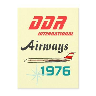 werbedesign interflug ddr postinvitations