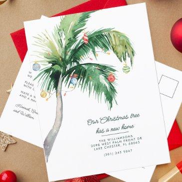we've moved to the coast christmas moving announcement postinvitations