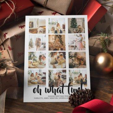 what a year what fun photo christmas personalized holiday invitations
