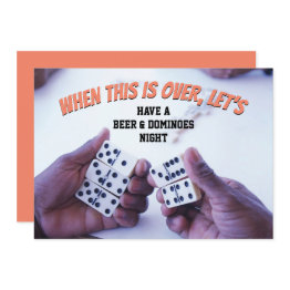 Small When This Is Over Let's Save The Date Invitation Front View