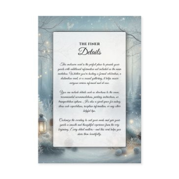 whispers of a winter solstice enclosure invitations