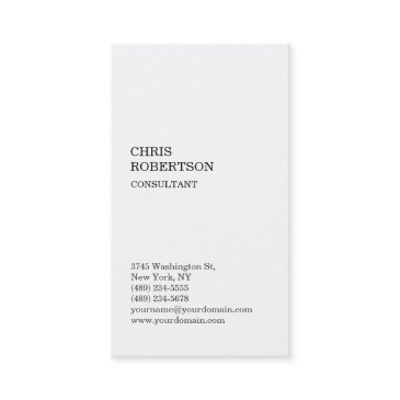 white attractive classical standard business invitations