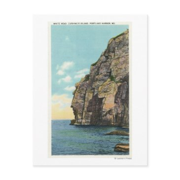 white head in the portland harbor postinvitations