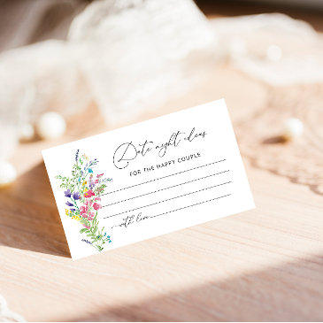 wildflowers date night ideas invitations
