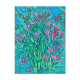 Small Wildflowers Summer Flowers Bouquet Floral Painting Postinvitations Front View