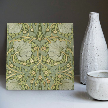 william morris pimpernel vintage pattern note invitations