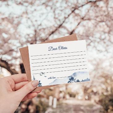 winter onederland birthday time capsule note invitations