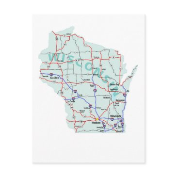 wisconsin interstate map postinvitations