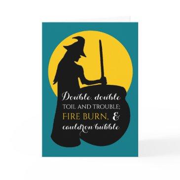 witch and moon magic spell invitations