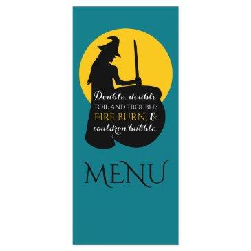 witch and moon magic spell menu