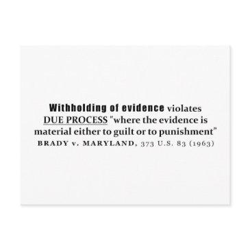 withholding of evidence brady v maryland case law postinvitations