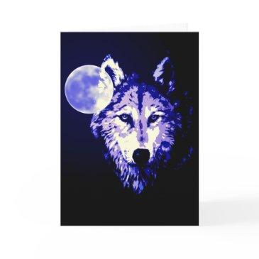 wolf & moon invitations