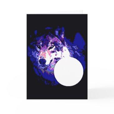 wolf & moon invitations