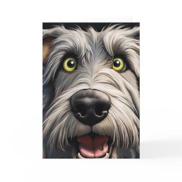 wolfhound getting older birthday humor invitations