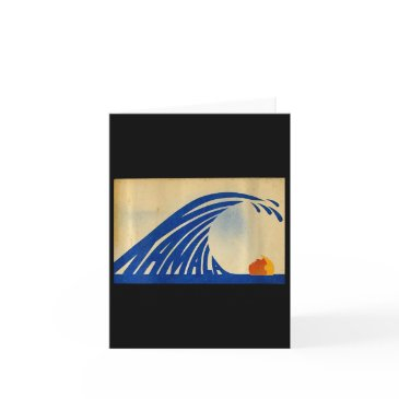 womens cute wave of blue wave kamala for kamala fu invitations