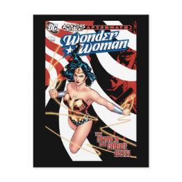 Small Wonder Woman Comic Cover #12 Postinvitations Front View