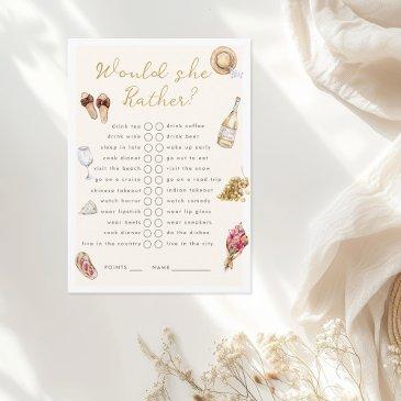 would she rather winery picnic bachelorette enclosure invitations