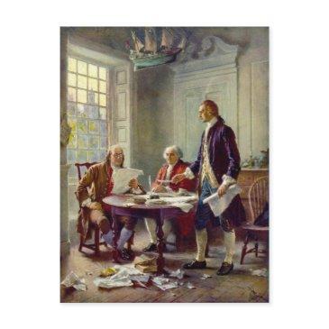 writing the declaration of independence 1776 postinvitations