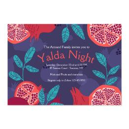 Small Yalda Night Invitations Front View