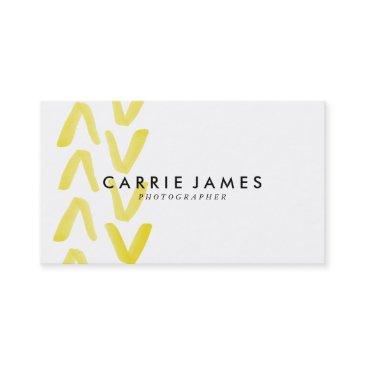 yellow watercolor arrow business invitations
