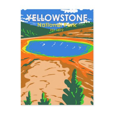 yellowstone national park grand prismatic spring postinvitations