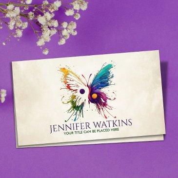 yin yang butterfly - balance in flight business invitations
