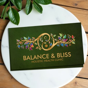 yin yang - nature balance business invitations