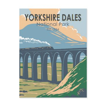 yorkshire dales national park england vintage postinvitations