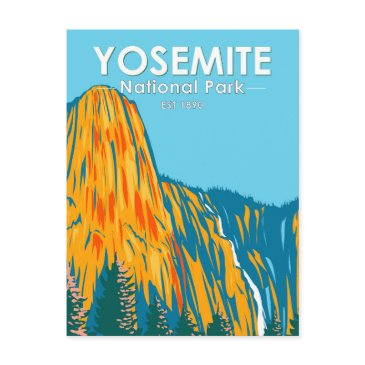 yosemite national park sentinel fall california postinvitations