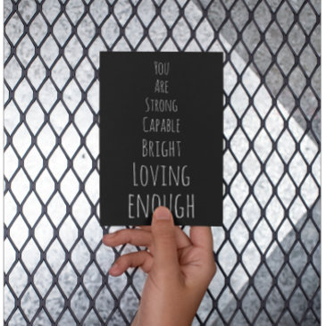 you are enough black affirmation postinvitations