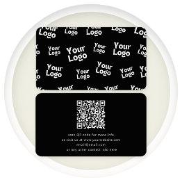Small Your Design Or Business Logo | Random Placement Business Invitations Front View