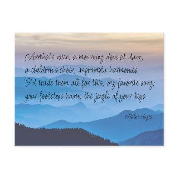 your footsteps home love poem postinvitations