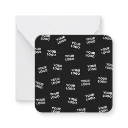 Small Your Image, Business Logo Or Any Other Design Note Invitations Front View