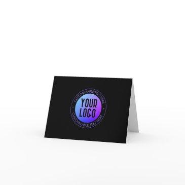 your logo & modern blue & purple ombre gradient invitations