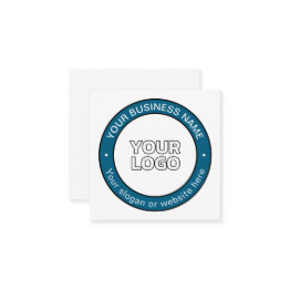 Small Your Logo Or Design & Customizable Circular Text Enclosure Invitations Front View