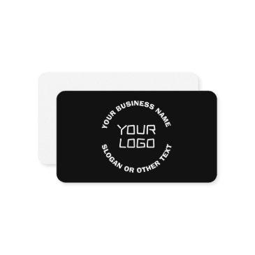 your logo or image & editable text | black & white enclosure invitations